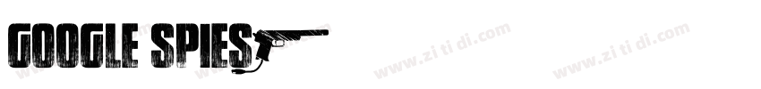Google spies字体转换